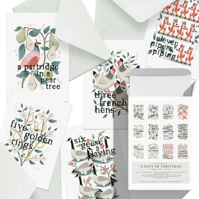 12 Days of Christmas Petite Christmas Cards | Putti Christmas Canada