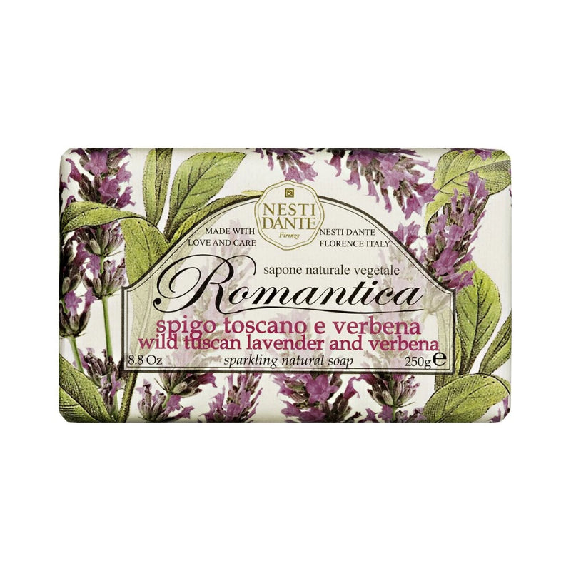 Nesti Dante Romantico | Wild Tuscan Lavender & Verbena Soap | Putti Fine Furnishings Toronto Canada