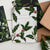 Holly Border White Christmas Greeting Card | Putti Christmas 