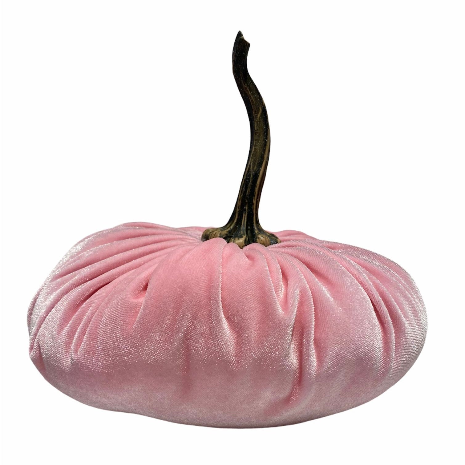 Extra Large Velvet Pumpkin - Pink