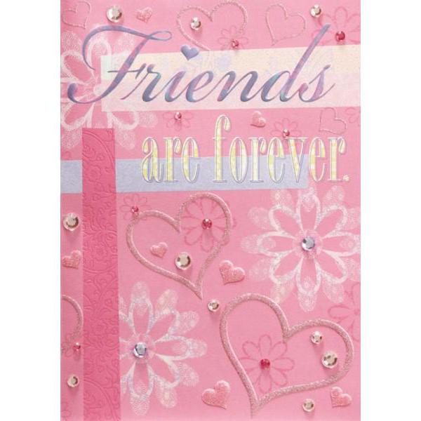  "Friends are Forever" Valentine Card, Bella Flor, Putti Fine Furnishings