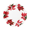 Talking Tables Botanical "Poinsettia" Christmas Paper Plates |  Putti Celebrations Canada