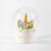 Flower Unicorn Snow Globe