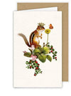 Chipmunk with Crown Greeting Card