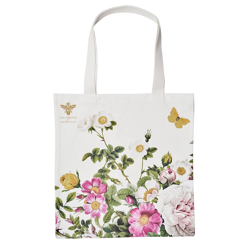 Rose flower garden - organic Tote bag