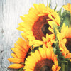 Sunflowers Paper Lunch Napkins | Putti Fine Furnishings Canada