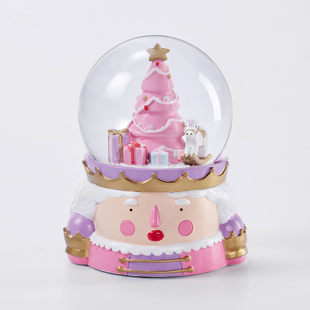 Merri Glow Nutcracker Queen Snow Globe | Putti Christmas Celebrations 