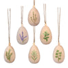 Herbs Natural Wood Mini Egg Ornament