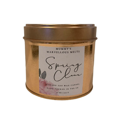 Spring Clean Scented Botanical Tin Candle | Putti Fine Furnishings
