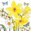 Watercolor Narcissus Paper Lunch Napkin