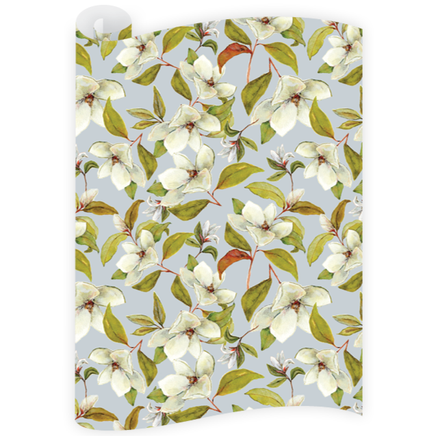 Magnolia Garden Christmas Wrapping Paper Roll | Putti Christmas 