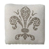 Fleur de Lis Foot Stool