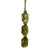 Chartreuse Green Triple Gem Ornament