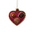Heart Shaped Chocolate Box Glass Ornament | Putti Christmas Celebrations 