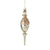 Pearl Beaded Oval Finial