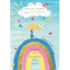 "Under the Weather" Rainbow Greeting Card | Putti