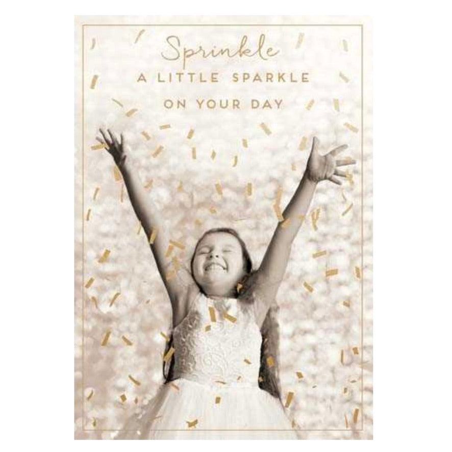 "Sprinkle a little sparkle ..."  Greeting Card | Putti Celebrations