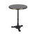 Absinthe Bistro Table - Black Marble - 24"dia