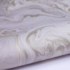 Hand Marbled Gift Wrap Sheets - Ash Grey with Silver
