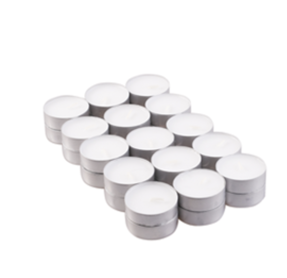 Unscented 4hr Tealight pack 30pc