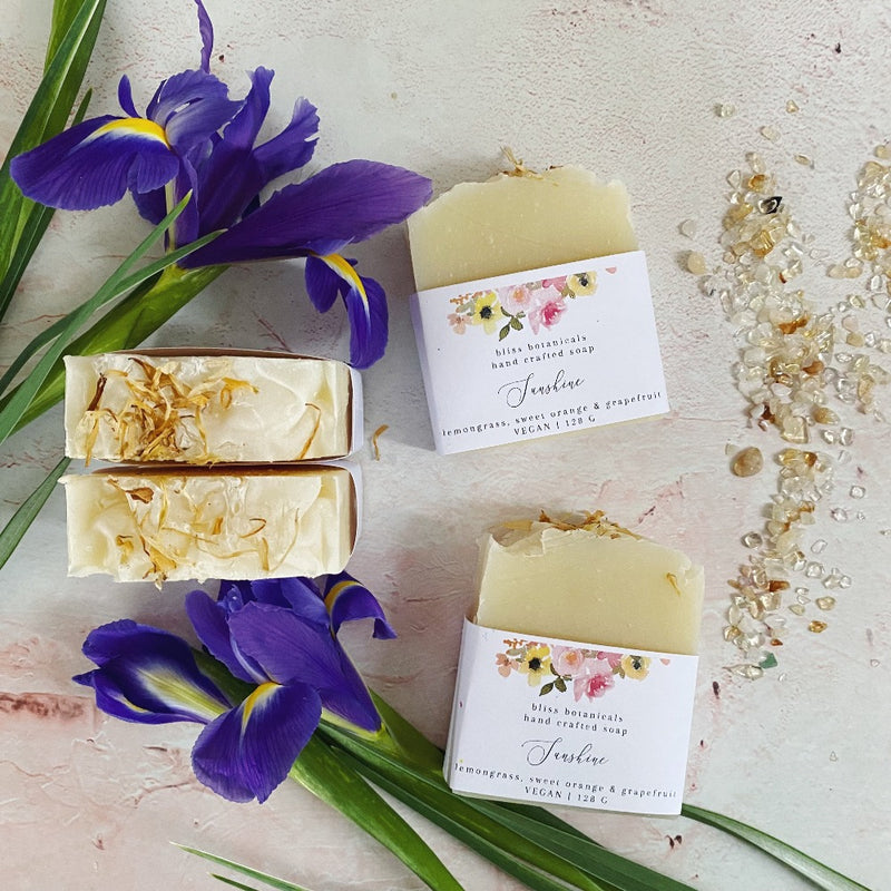 Bliss Botanicals "Sunshine" Citrus Soap | Putti Fine Furnishings Canada 
