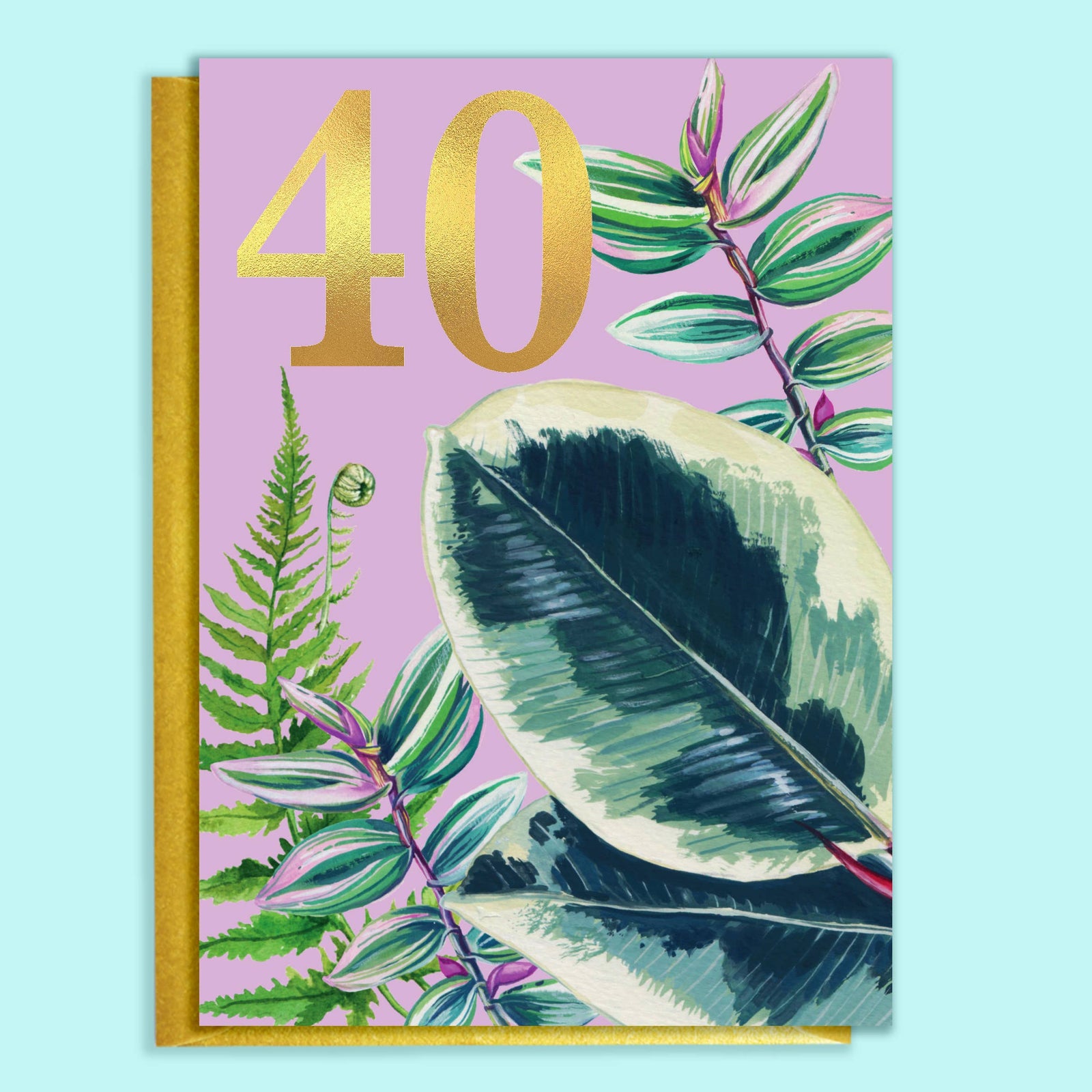 40th Birthday Houseplants Card