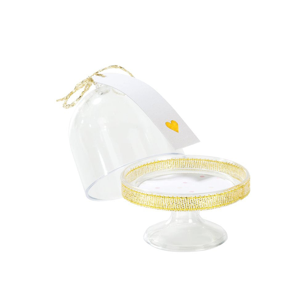 Talking Tables "We Heart Pink" Cake Domes - Putti Canada