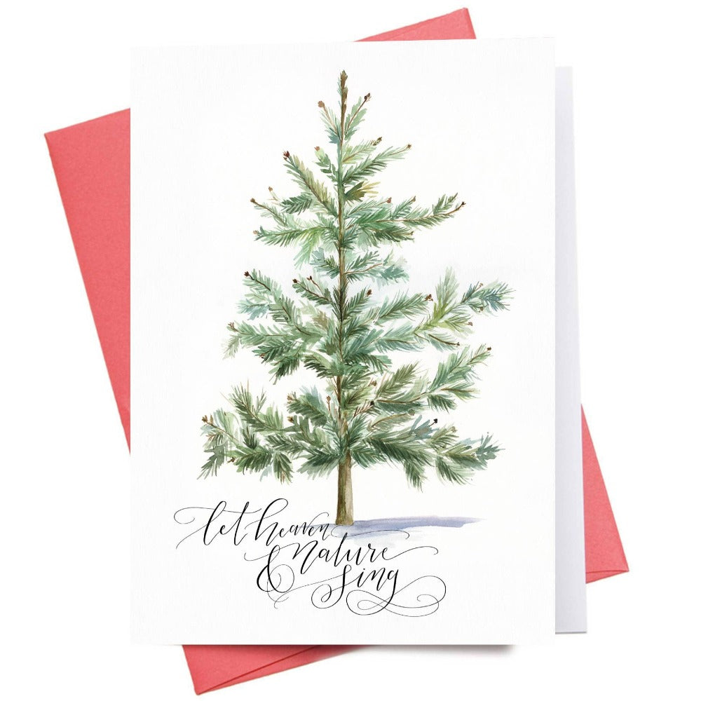 Inkwell Cards Heaven and Nature Sing Christmas Greeting Card | Putti Christmas 