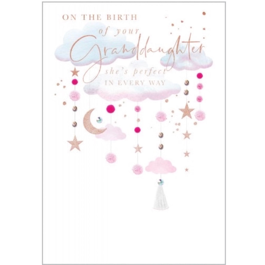 Granddaughter" Birth Greeting Card | Putti 