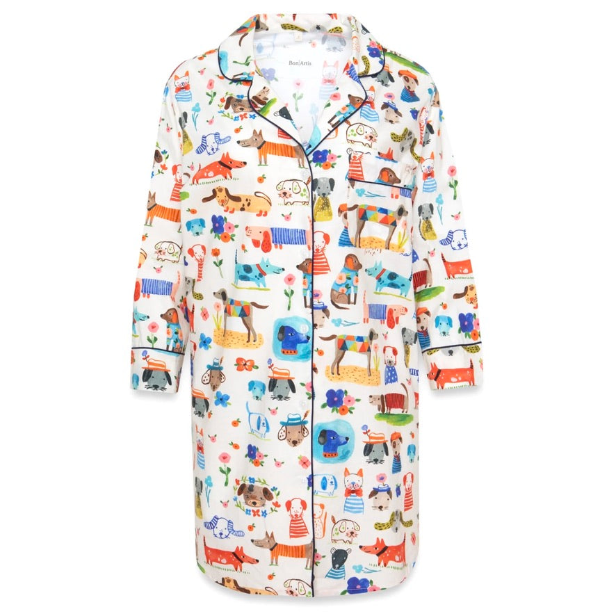 Bon Artis Nightshirt - Painted Dog