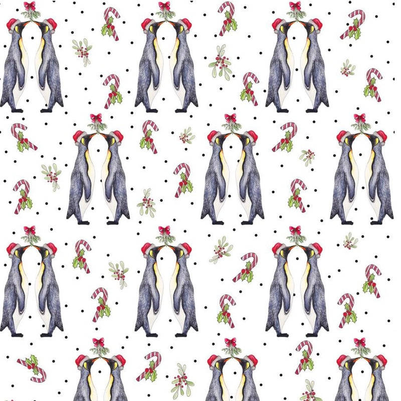 Penny Kennedy Penguin Christmas Wrapping Roll