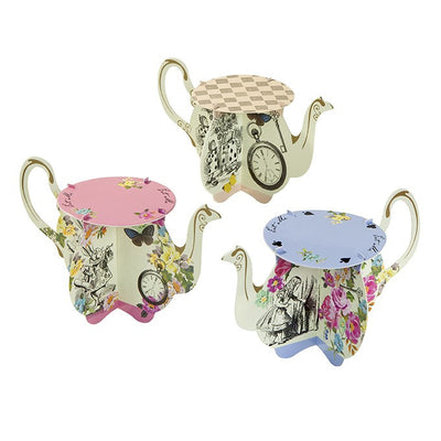 Truly Alice Teapot Cake Stands -  Party Supplies - Talking Tables - Putti Fine Furnishings Toronto Canada - 1