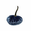 Small Velvet Pumpkin - Luxe Indigo | Putti Fine Furnishings Canada