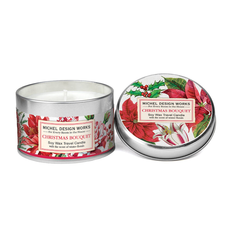 Michel Design Works Christmas Bouquet Travel Candle | Putti Fine Furnishings 
