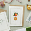 "The Botanist Archive: Festive Edition" Greeting Card - Clementine