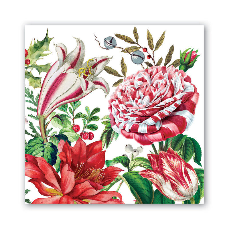 Michel Design Works Christmas Bouquet Cocktail Napkin | Putti Christmas 