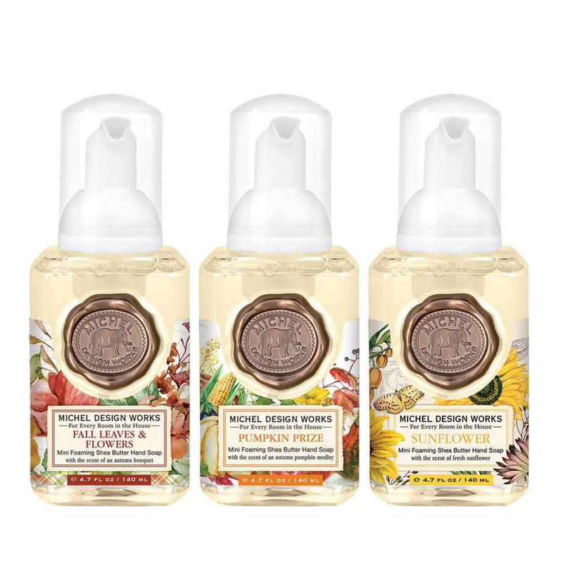 Michel Design Mini foaming hand soap set: Scents of Autumn | Putti Fine Furnishings