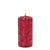 Red Icy Candle - Medium | Putti Christmas Celebrations 
