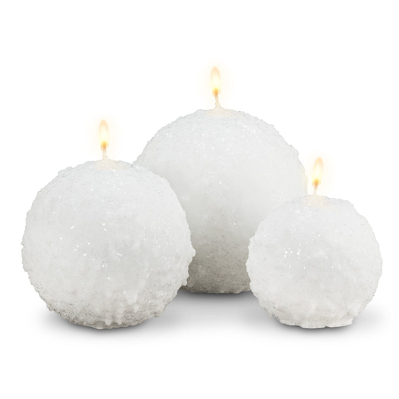 Snowball Candle - Medium