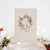 Festive Florals Blue Berry Wreath Greeting Card | Putti Christmas 