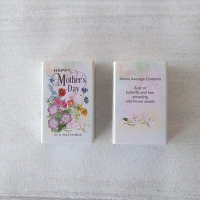 "Mother's Day" Wild Flower Seeds In A Matchbox