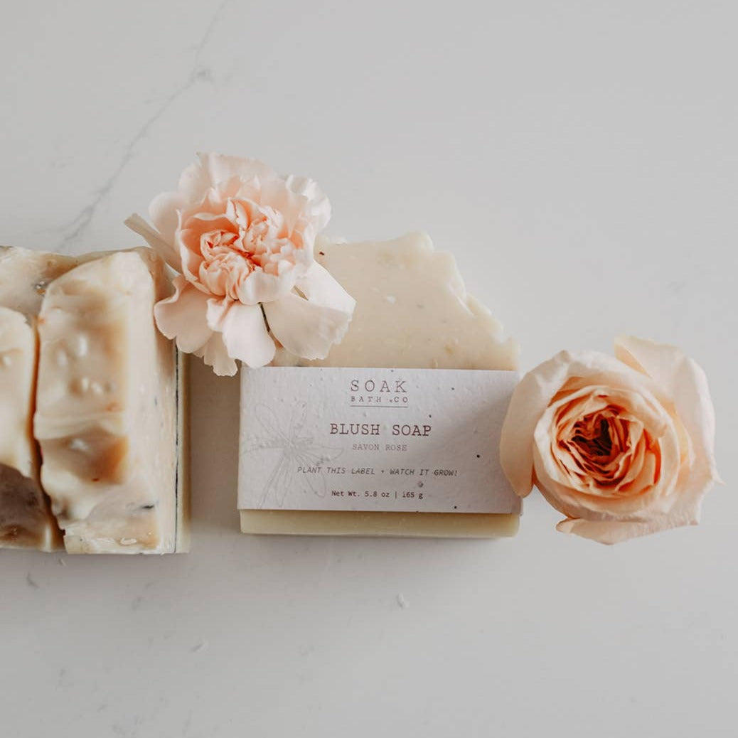 Soak Bath Co  Blush Soap Bar