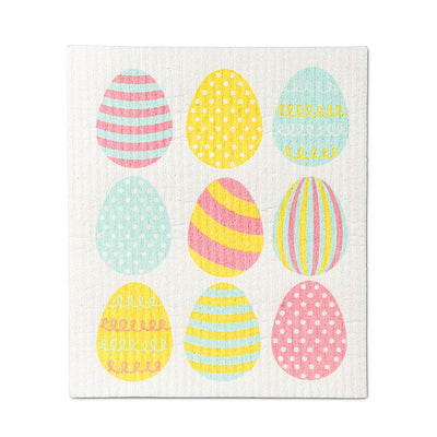 Easter Bunny and Egg Swedish Dish Cloths - Set of 2 | Putti Fine Furnishings