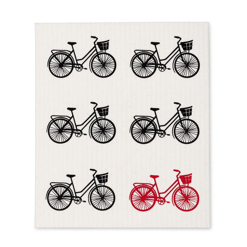 Bicycle Swedish Dish Cloth - set of 2 | Putti Fine Furnishings Canada 