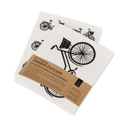Bicycle Swedish Dish Cloth - set of 2 | Putti Fine Furnishings Canada