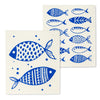 Blue Fish Swedish Dish Cloths - Set of 2  | Putti Fine Furnishings