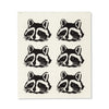 Peeking Raccoon Swedish Dish Cloth - set of 2  | Putti Fine Furnishings Canada