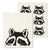 Peeking Raccoon Swedish Dish Cloth - set of 2  | Putti Fine Furnishings Canada 