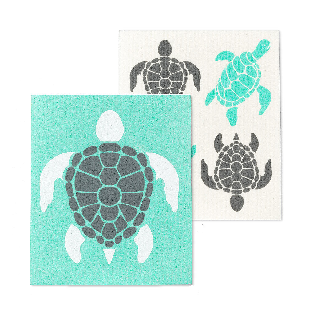 Sea Turtles Dishcloths | Putti Fine Furnishings 