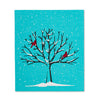 Cardinal & Tree Swedish Dish Cloths-Set of 2  | Putti Christmas Canada